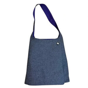 Speck A-Line Bag for iPad and Netbooks Grey and Purple Felt LOTS of pockets NWOT
